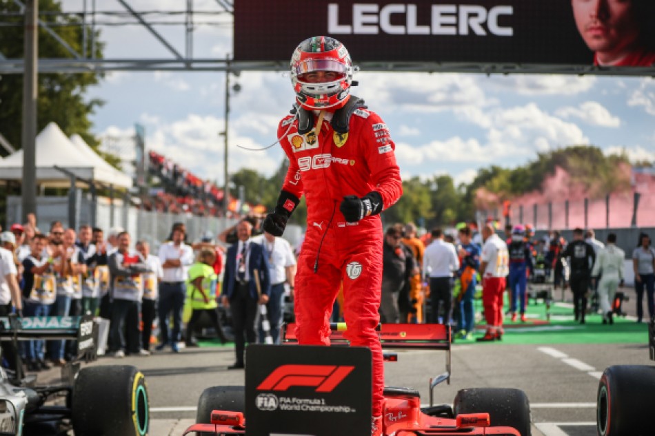 Photo of Charles Leclerc wins epic battle with Lewis Hamilton at Monza