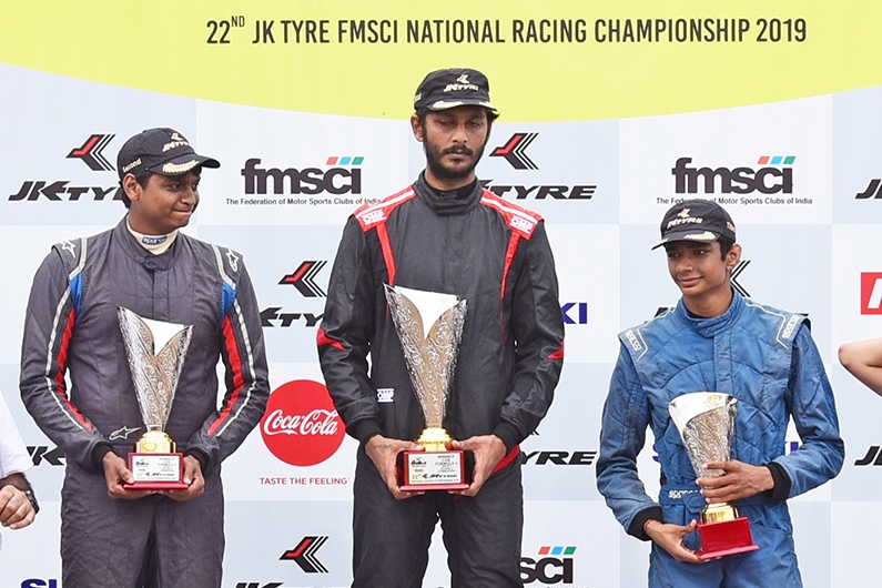 Raghul Rangasamy takes lead in the Formula LGB class: JK Tyre Nationals ...
