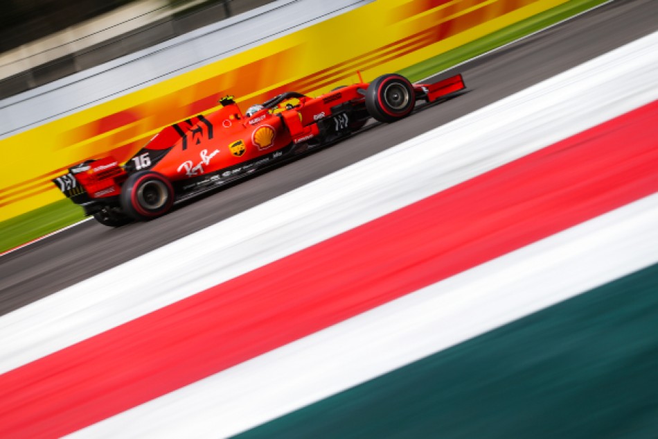 Photo of Charles Leclerc leads Ferrari 1-2 in FP3: Mexican GP
