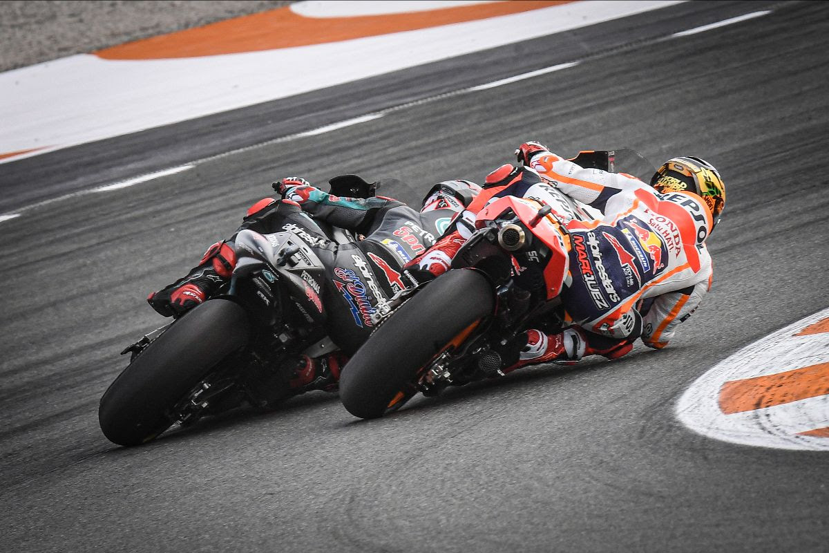 Photo of Marquez makes it the triple crown for Honda, Quartararo and Miller follow him home