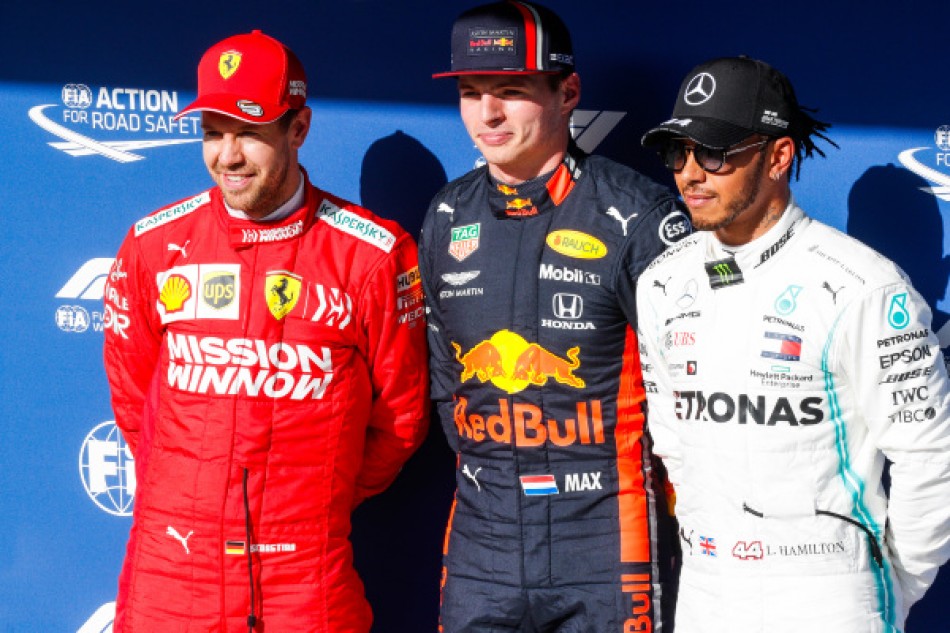 Photo of Max Verstappen takes second pole position of his F1 career; Vettel P2, ahead of Hamilton