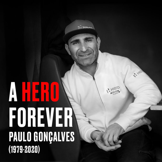 Photo of Hero MotoSports’ Portugese rider Goncalves is no more: Dakar 2020