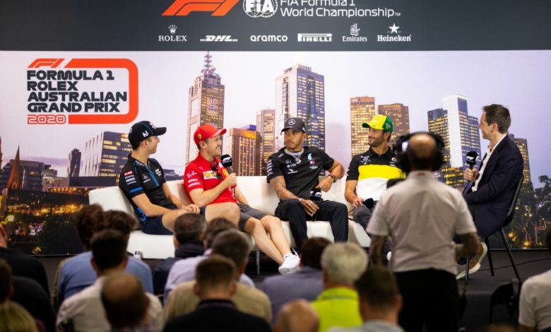 Photo of Hamilton, Vettel, Ricciardo attend season’s first press meet