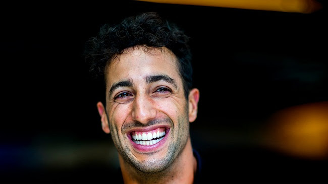 Photo of Daniel Ricciardo for McLaren from 2021; Sainz moves to Ferrari