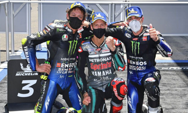 Photo of Quartararo bolts to victory ahead of Viñales and Rossi