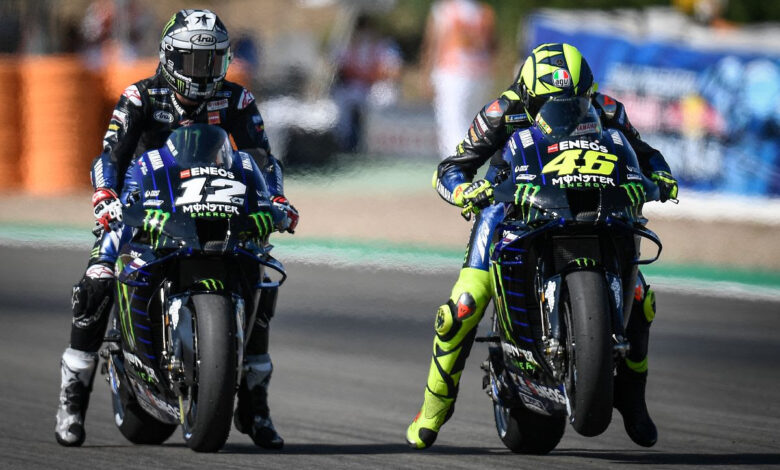 Photo of Viñales and Rossi fend off KTM on Friday
