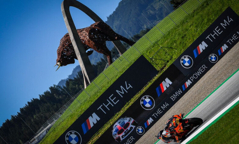 Photo of KTM top as we begin another Red Bull Ring rodeo