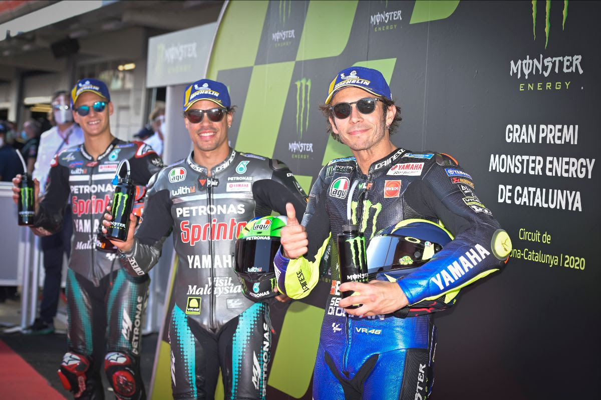 Morbidelli takes magnificent maiden pole ahead of Quartararo and Rossi ...