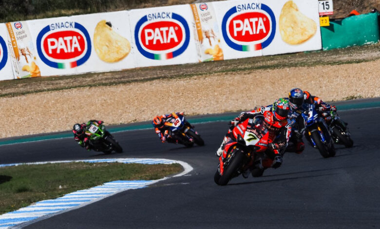 Photo of Davies signs off from factory Ducati seat with thrilling Estoril Race 2 victory