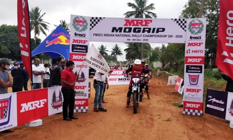 Photo of K-1000 for bikes, the 2nd round of INRC, flagged off after Recce