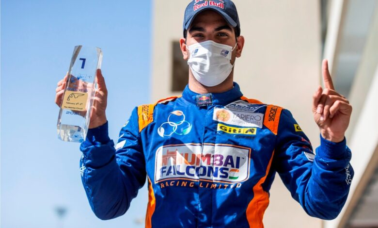 Photo of Jehan Daruvala wins a thrilling battle for 2nd Asia F3 win for Mumbai Falcons