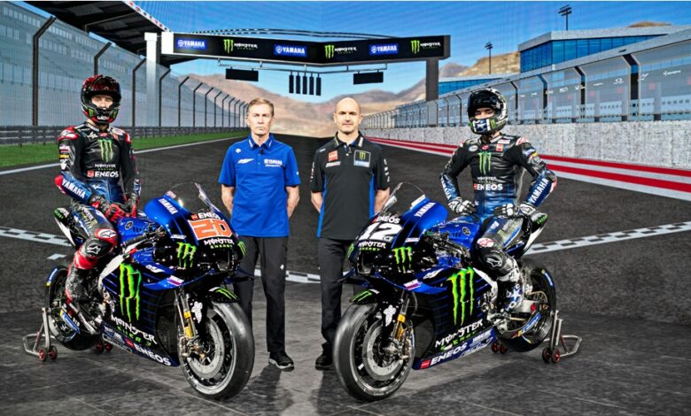 Photo of Monster Energy Yamaha MotoGP team virtual presentation