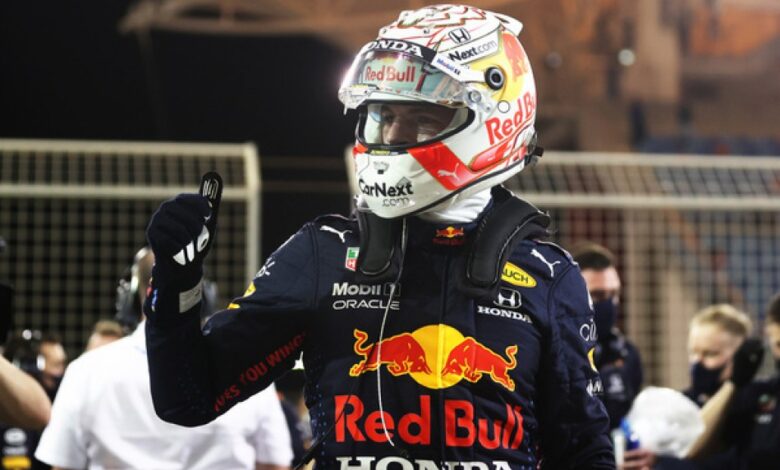 Photo of Max Verstappen takes pole for Bahrain GP