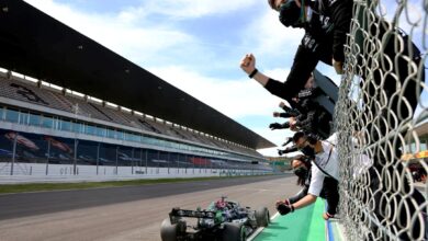 Photo of Hamilton achieves 150th points-finish; Bottas gets fastest lap and a point