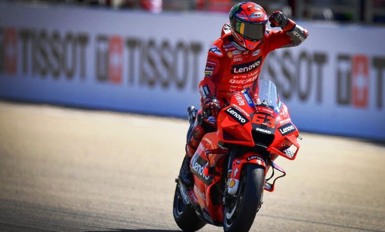 Photo of Bagnaia battles Marquez for stunning maiden win at MotorLand