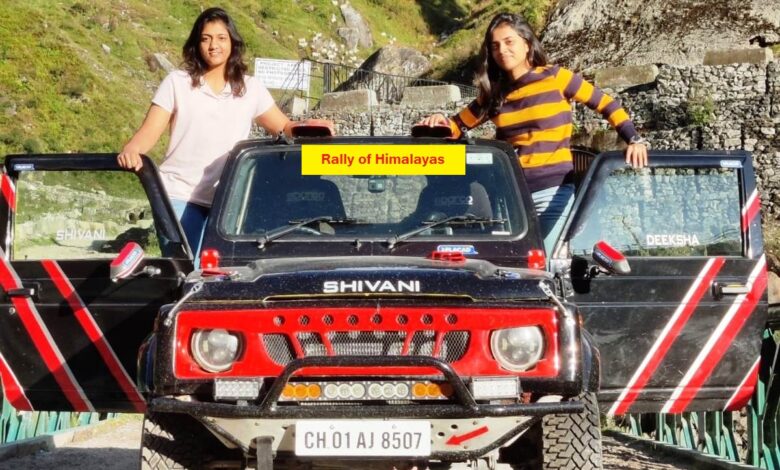 Photo of Dr Shivani Pruthvi, Deeksha Balakrishna, only ladies in Rally of Himalaya