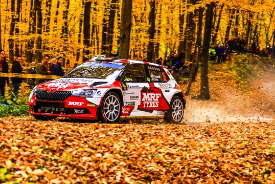 Photo of Simone Campedelli and Tania Canton finish fifth for MRF: ERC Rally Hungary