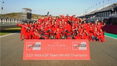 Photo of Ducati triumphs at Valencia with its first historic podium lockout in MotoGP