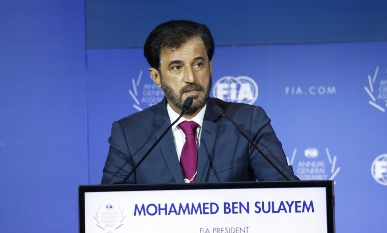 Photo of Mohammed Ben Sulayem from UAE elected President of FIA for four years