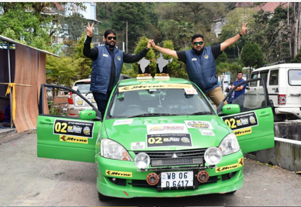 Photo of Ajgar Ali and Md Musthafa new TSD National champs: JK Tyre INRRC