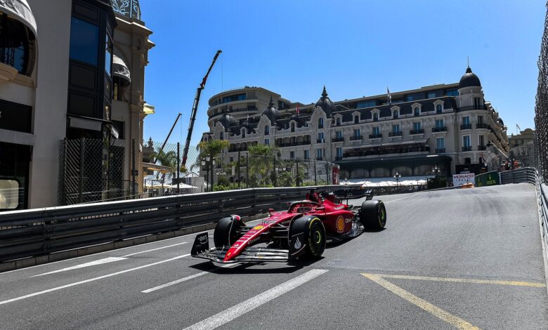 Photo of Monaco GP: Leclerc sets pace in FP1 from Perez in a hectic session