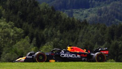 Photo of Austrian GP: Verstappen secures sprint race pole as Mercedes pair crash