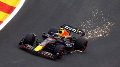 Photo of Belgian GP: Perez pips Verstappen to top FP3 after late lap