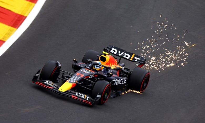 Photo of Belgian GP: Perez pips Verstappen to top FP3 after late lap