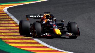 Photo of Belgian GP: Verstappen eases to win from 14th in Red Bull 1-2 finish