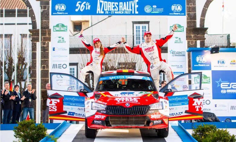 Photo of MRF Tyres are the 2022 European Rally Champions