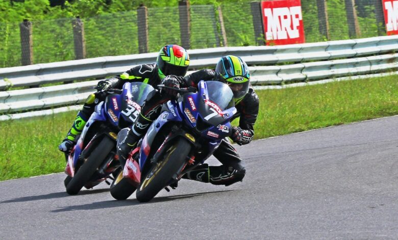 Photo of Sarvesh grabs pole in Novice class; Ahamed sets the pace