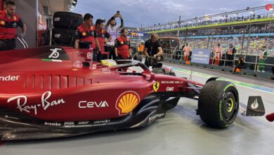 Photo of Singapore GP: Leclerc quickest in a wet FP3 session from Verstappen