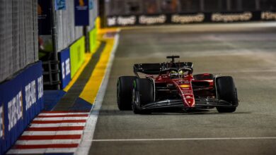 Photo of Singapore GP: Leclerc takes pole as Verstappen is only P8