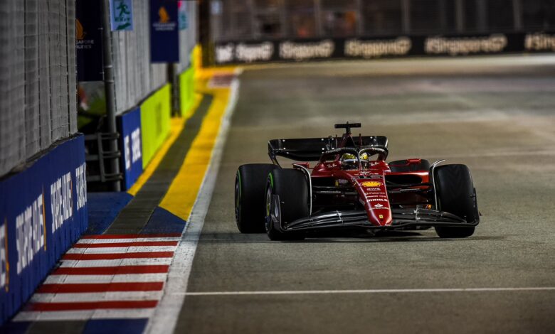 Photo of Singapore GP: Leclerc takes pole as Verstappen is only P8
