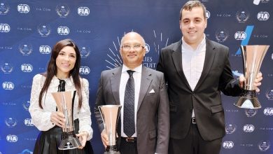 Photo of ERC awards for Team MRF Tyres at FIA gala 2022