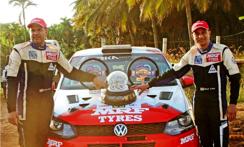 Photo of Karna Kadur-Nikhil Pai win K1000, clinch Indian National Rally title with a round to spare