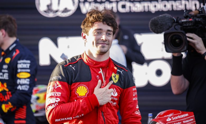 Photo of Ferrari’s Charles Leclerc takes Baku pole ahead of Max Verstappen: F1