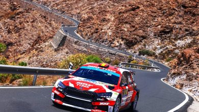 Photo of Solid podium for MRF Tyres at Gran Canaria