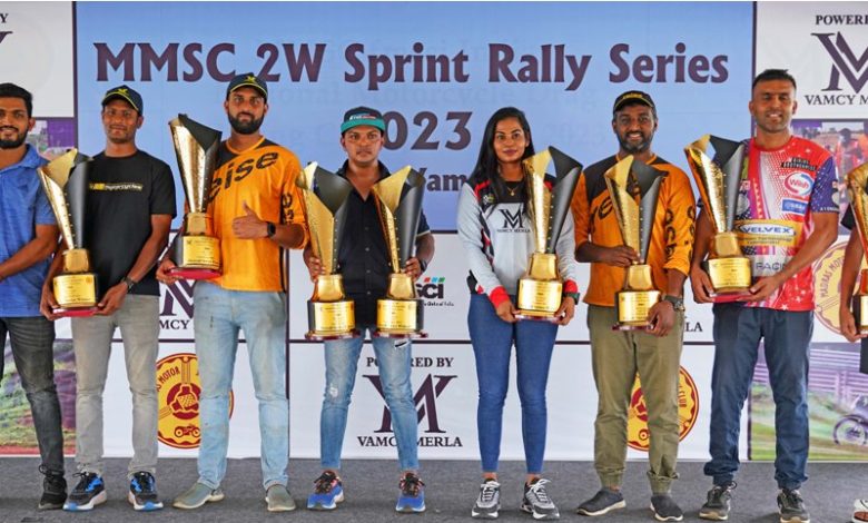 Photo of Sachin double at MMSC Sprint rally; Rehana bags Ladies class