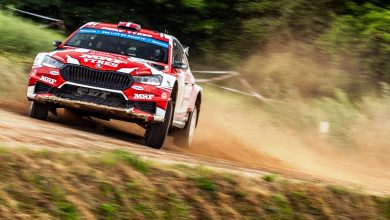 Photo of Team MRF Tyres takes a dominant win on Rally Liepaja