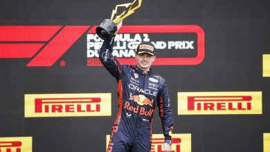 Photo of Verstappen wins 100th race for Red Bull; Alonso pushes Hamilton to third