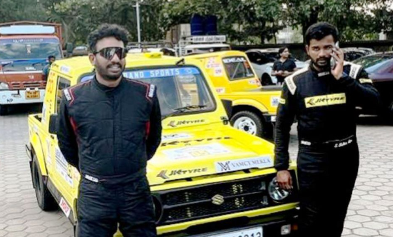 Photo of Supported by Vamcy Merla, Ammyfied Rallying fields record 23 cars: INRC