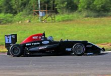 Photo of Aditya Swaminathan fastest in MRF F2000 category