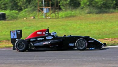 Photo of Aditya Swaminathan fastest in MRF F2000 category