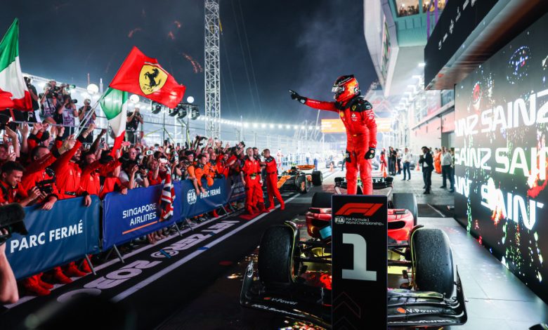 Photo of Carlos Sainz wins, breaks the RedBull win streak: Singapore Grand Prix
