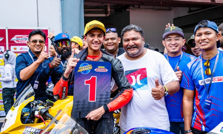 Photo of Rakshith Dave misses Malaysian SBK Championship title by a whisker