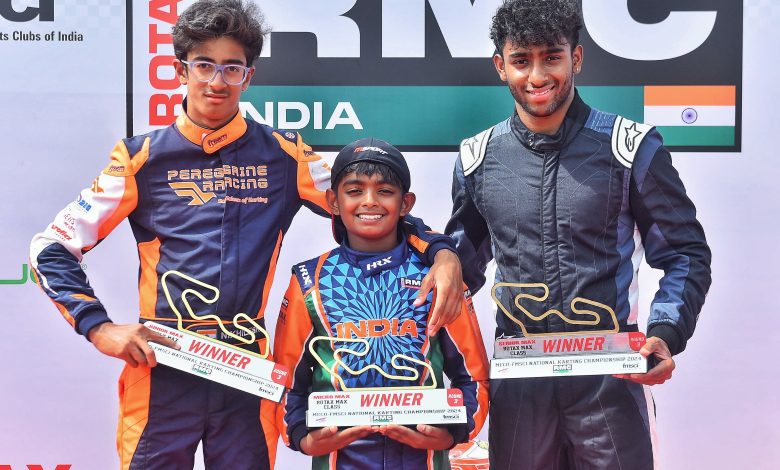 Photo of Rishon Rajeev tops Seniors; Nikhilesh, Rivaan Dev excel with a double each: Karting Nationals