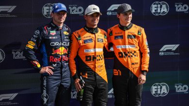 Photo of Norris takes pole ahead of Verstappen for Dutch GP