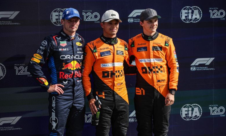 Photo of Norris takes pole ahead of Verstappen for Dutch GP