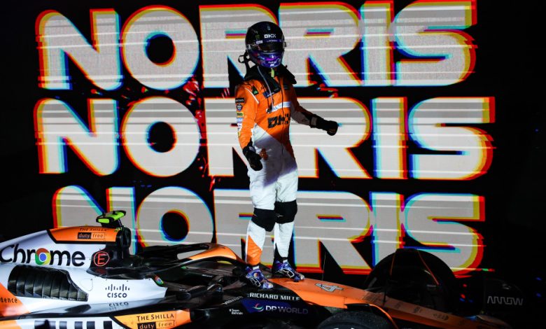 Photo of Lando Norris takes a comfortable win ahead of Max Verstappen: Formula 1